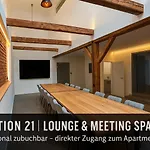 Station 21 - Luxus Lofts - Gruppen Bis 20 Personen - Parkplatz - Konferenzraum 아파트호텔 풀다